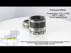 उच्च तापमान धातु बेलोस सील